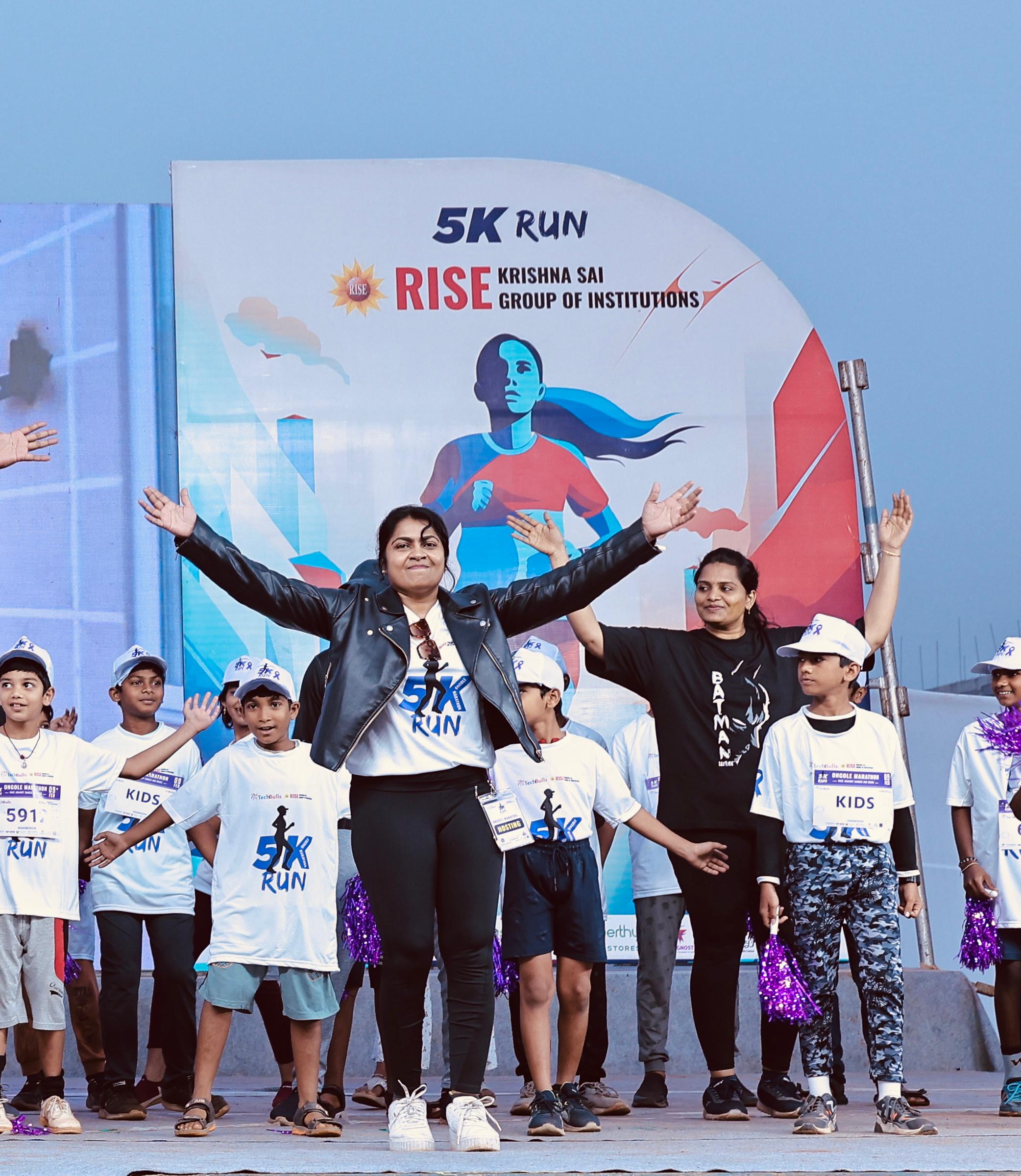 5K Run · balloon launch